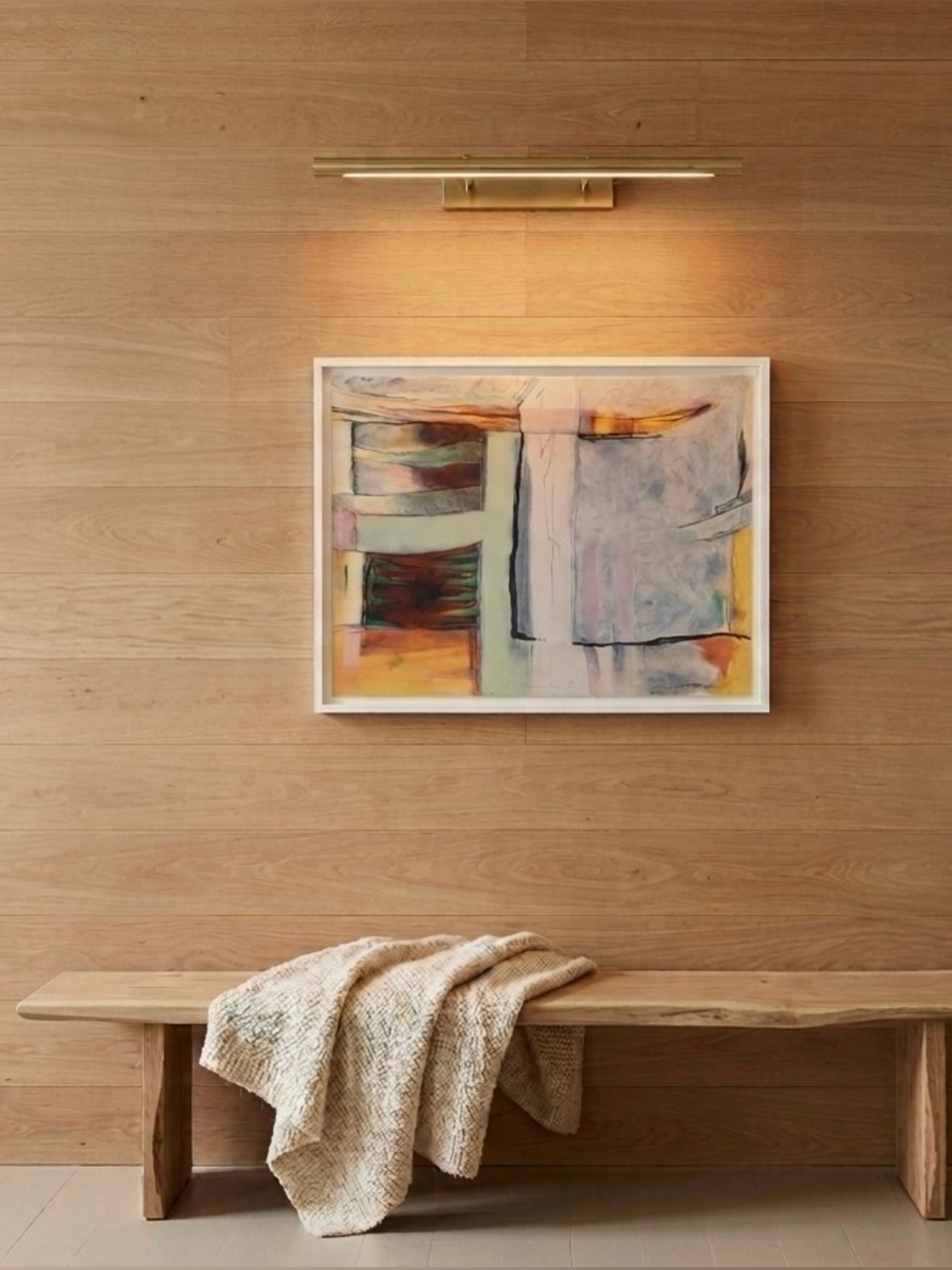 Abstract Wall Art - Original Lithograph